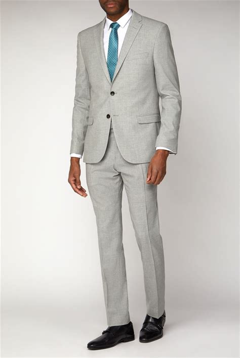 limehaus men s light grey slim fit suit suit direct