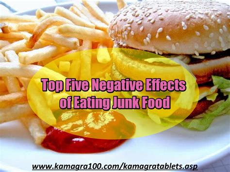 5 Negative Effects Of Eating Junk Food By Pauline Thomas Issuu