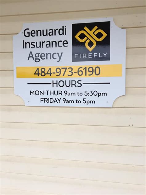 Number one 6 years running, with over 60 companies to. Genuardi Insurance Agency with Firefly | 50 2nd Ave Suite 2, Collegeville, PA 19426, USA