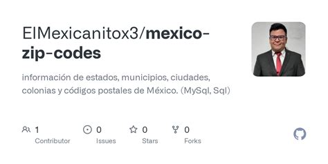 Mexico Zip Codesmexico Zip Codesxls At Main · Elmexicanitox3mexico
