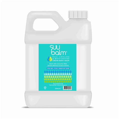 Suu Balm Dual Cooling Moisturising Body Wash Refill Unpackt