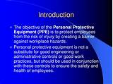 Personal Protective Equipment Ppt Presentation