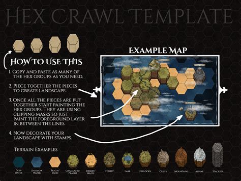 Hex Crawl Template Inkarnate Create Fantasy Maps Online