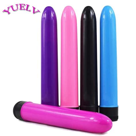 yuelv 7inch multi speed mini bullet dildo vibrator for women waterproof g spot climax vibrating