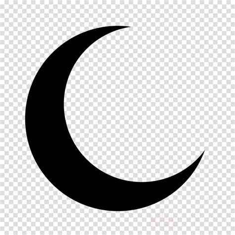 Moon Logo Clipart Moon Silhouette Font Transparent Clip Art