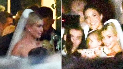 Hailey Bieber Stuns In Bridal Veil As She And Husband Justin Are Seen