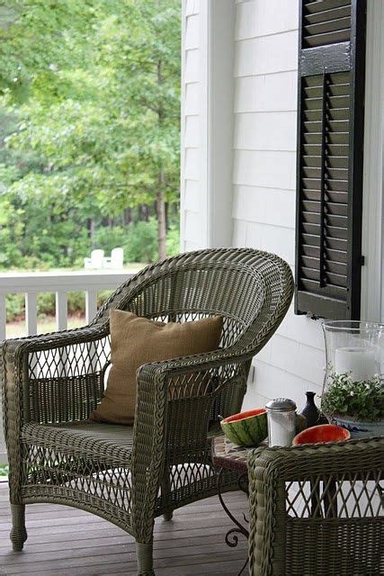 Painting delicate wicker furniture by hand can take days. Modern Wicker Furniture | Wicker porch furniture, Outdoor ...