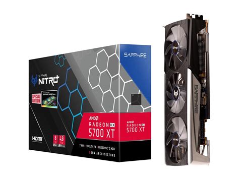 While the circuit boards, memory, and gpu are the same, there are some design differences for the cooling. SAPPHIRE NITRO+ Radeon RX 5700 XT 8GB SPECIAL EDITION | Find the Lowest Price | Save Money at ...