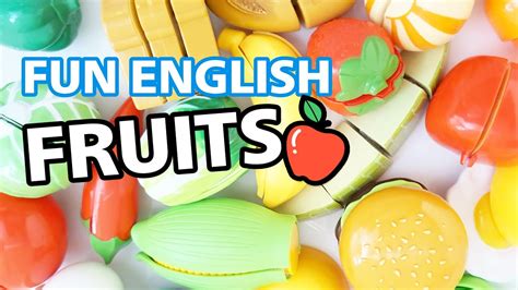 Learning English Names Of Fruit On The Water 물위의 과일 이름 영어 배우기 Youtube