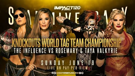 Knockouts World Tag Team Championship Match Added To Slammiversary Card