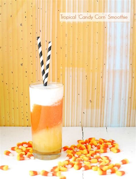 Tropical ‘candy Corn Smoothie Candy Corn Smoothie Tropical Fruit