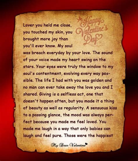Short love letters are one of the best ways to express your love for your partner. Valentine Letters, Valentine's Day Letters | Romantic love ...