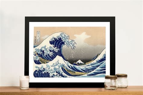 The Great Wave Off Kanagawa Canvas Wall Print By Katsushika Hokusai
