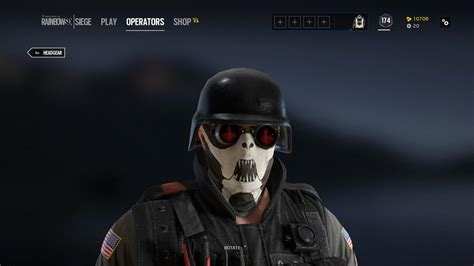 Thermites Mandible Headgear Shows His Ears Through The Mask Rrainbow6
