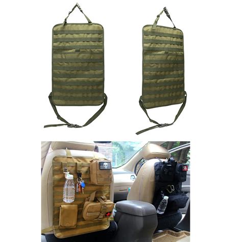 Tactical Car Back Seat Organizer Multi Function Sports Accessories