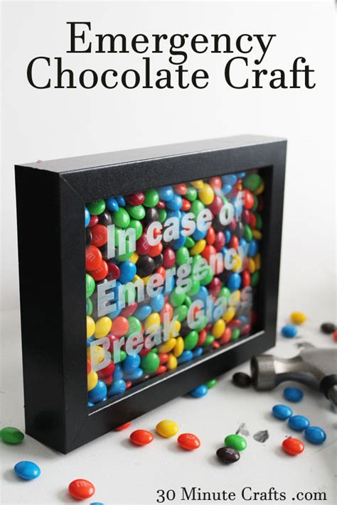We may earn commission from the links on this page. Emergency Chocolate Craft