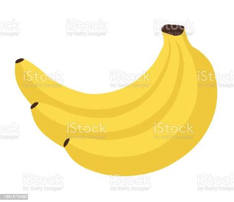 Illustration Icon Material Of Three Bananas Stock Illustration
