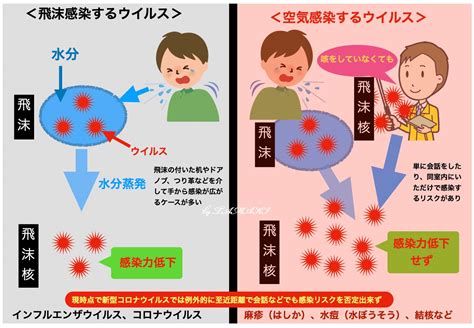 空気感染と飛沫感染接触感染の違いについて おもろまちMCのブログ