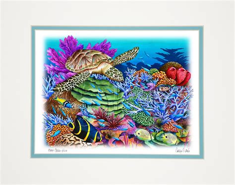 Carolyn Steele Painting Tropical Art Print With Rich Caribbean Etsy