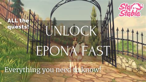 Updated Guide To Unlocking Epona 🌸 Star Stable Online Youtube