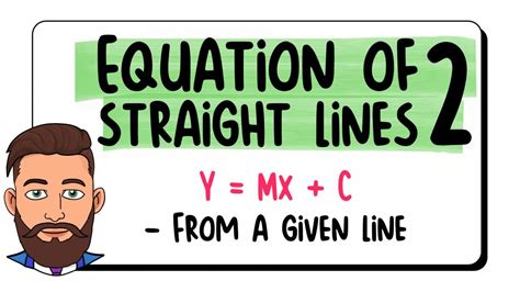 Straight Line Graphs Mr Durdan Maths Tutoring