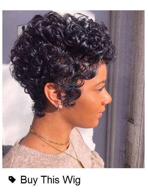 Buy This Short Curly Wigs For Black Women Lace Front Wigs Human Hair Wigs African American Wigs