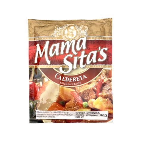 Mama Sita´s Caldereta Spicy Sauce Mix 50g Reissack Asiatische