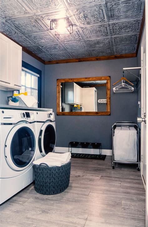 Rustic Modern Laundry Room Photo Contest