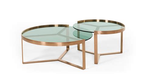 Eastville c table nesting tables. Aula Nesting Coffee Table, Copper and Green Glass | made.com