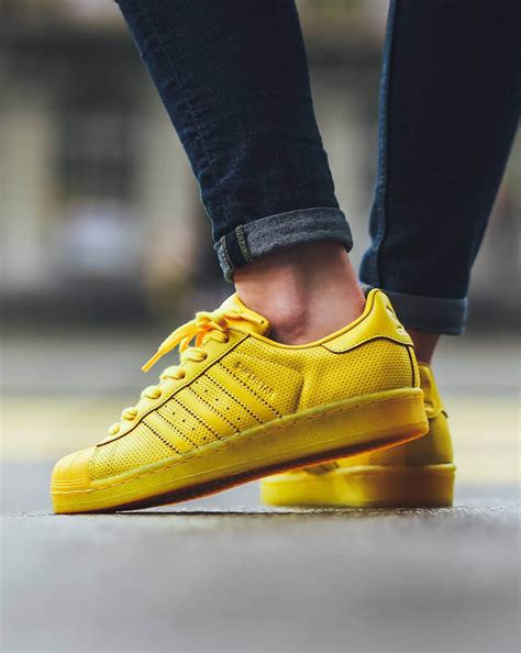 Adidas Superstar Adicolor Red And Yellow Soletopia