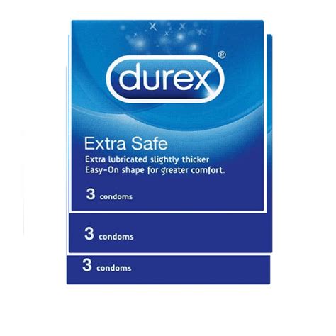 Durex Extra Safe With Extra Lubricated Slightly Thicker Imported Condo