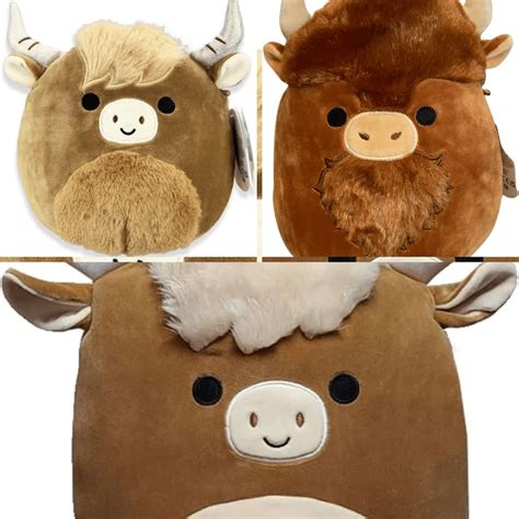 Highland Cow Squishmallow Toys Moo Ve Into Your Hearts