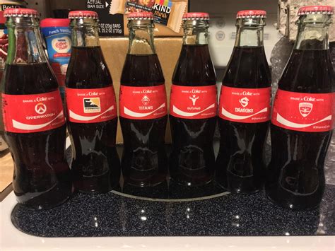 Our 6 Pack Of Special Coke Bottles Finally Arrived Cheers To Everyone