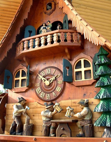 Cuckoo Clock From Black Forest Stock Photo Image Of Store Chopping