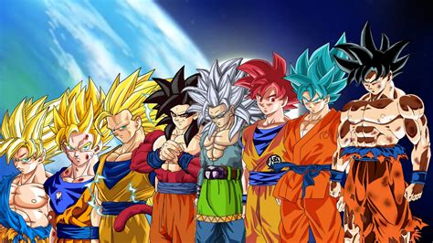 Goku Evolutions By Michaeld8489 On Deviantart