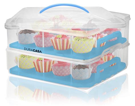 Buy Duracasa Cupcake Carrier Cupcake Holder Store Up To 24 Cupcakes