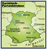 Karte von Garmisch-Partenkirchen als Übersichtskarte - Lizenzfreies ...
