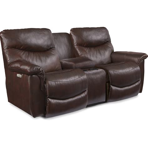 La Z Babe James Casual Power La Z Time Full Reclining Loveseat With Middle Console Jordan S