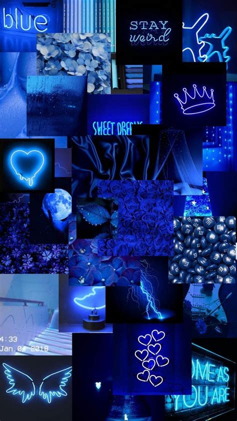 Blue Aesthetic Pictures For Wall Collage Blue Pastel Blue Aesthetic