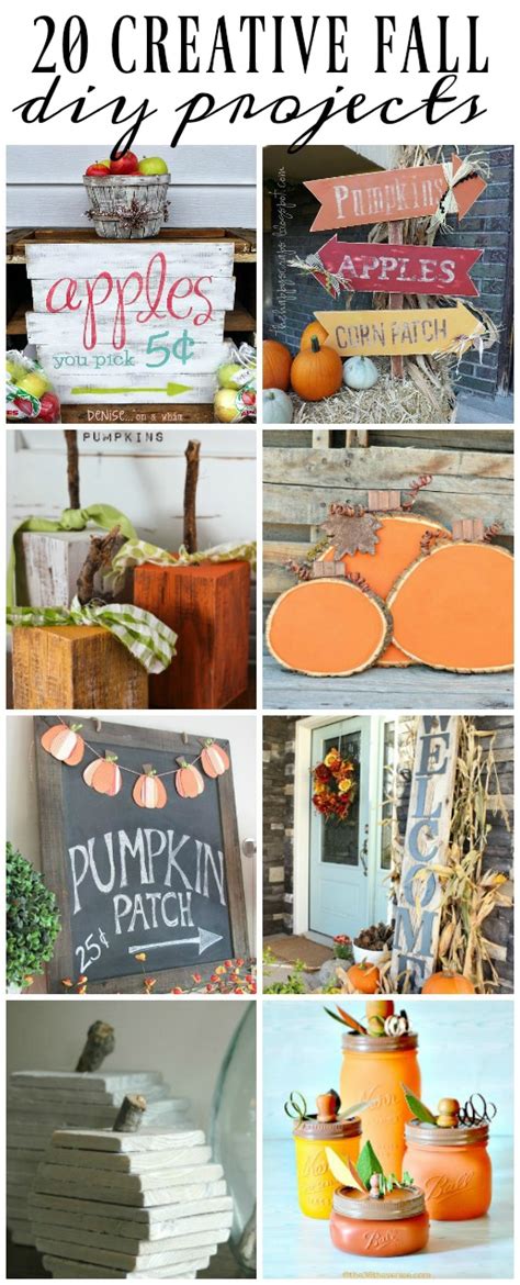 20 Fall Diy Projects To Try Little House Of Four Creating A