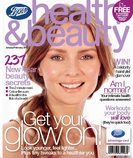 Boots Healthy And Beauty Magazine Cover Photo