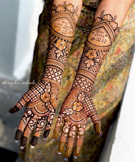 Latest Bridal Mehndi Designs Pics