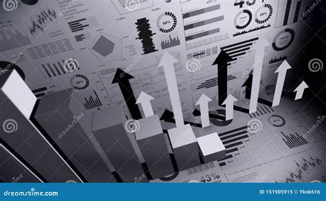 Solid Geometric Objects For Graphs Rectangular Bar Chart Infographics