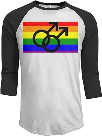 Amazon Gay Pride Flag With Two Male Symbols Nasvequality