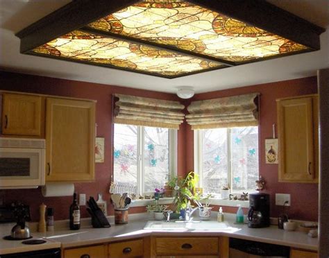 Fluorescent Kitchen Light Covers Good Colors For Rooms