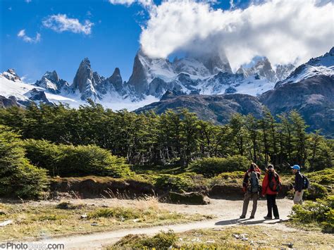 Cerro Fitz Roy Andes Mountains Los Glaciares National