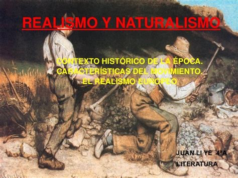 Presentación Realismo Naturalismo
