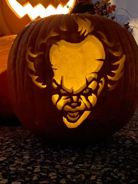 Pennywise Pumpkin Carving Halloween Pumpkin Carving Stencils Scary