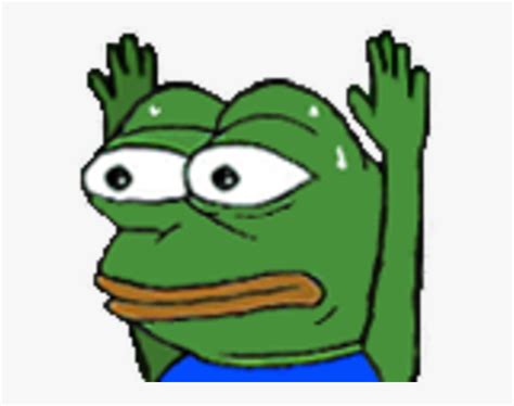Pepehands Pepe Hands Emote Emote Discord Owner Free Hd Png Download