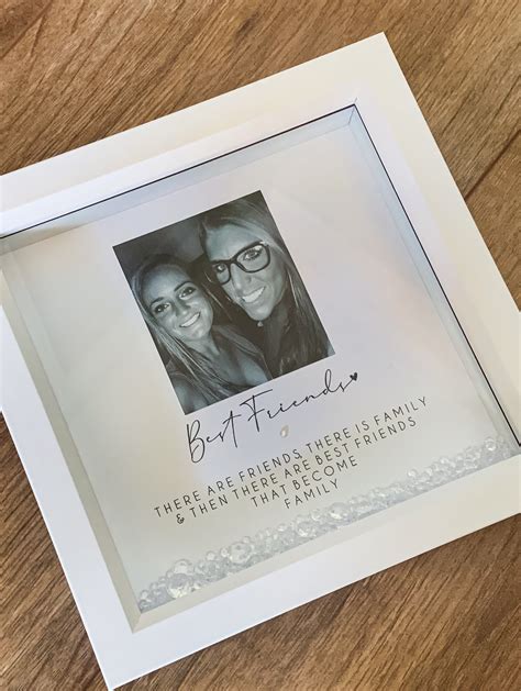 Personalised Best Friend Box Frame Gift. Best Friend Photo | Etsy